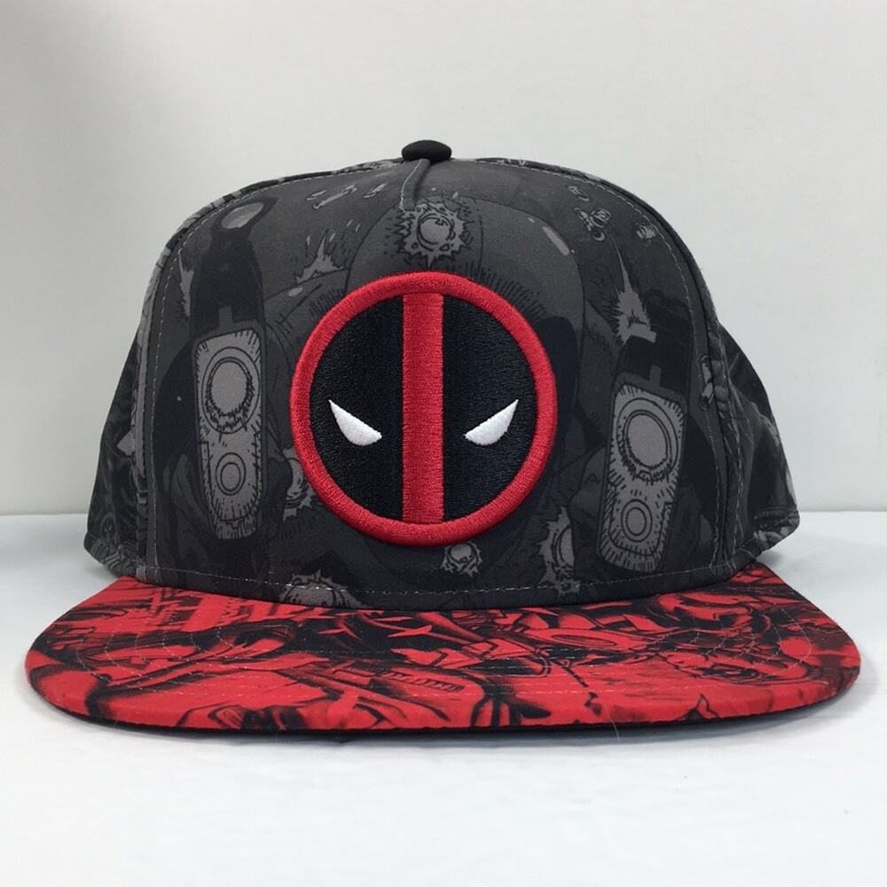 Marvel Comics Deadpool Snapback‎ Trucker Hat Cap